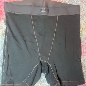 SKIMS cotton rib boxer WORN ONCE size medium kyanite